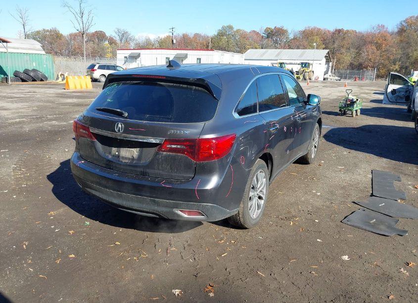 Photo 4 of 2014 Acura Mdx TECHNOLOGY PACKAGE (VIN 5FRYD3H43EB004034)