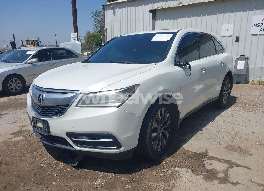 Photo 2 of 2015 Acura Mdx TECHNOLOGY PACKAGE (VIN 5FRYD3H43FB005217)
