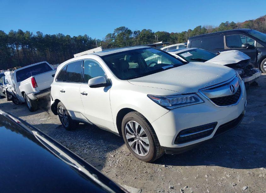 2015 Acura Mdx TECHNOLOGY PACKAGE (VIN 5FRYD3H43FB010661) main photo