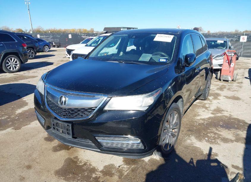 Photo 2 of 2016 Acura Mdx TECHNOLOGY ACURAWATCH PLUS PACKAGES/TECHNOLOGY PACKAGE (VIN 5FRYD3H43GB006790)