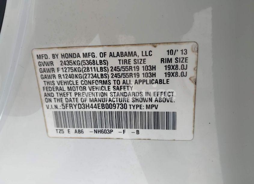 Photo 9 of 2014 Acura Mdx TECHNOLOGY PACKAGE (VIN 5FRYD3H44EB009730)