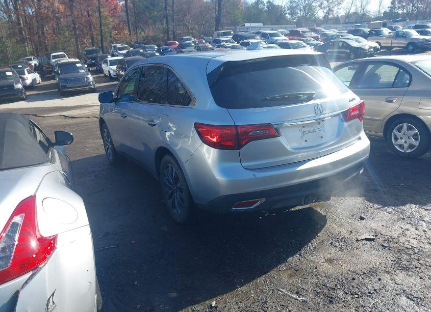 Photo 3 of 2015 Acura Mdx TECHNOLOGY PACKAGE (VIN 5FRYD3H44FB004867)