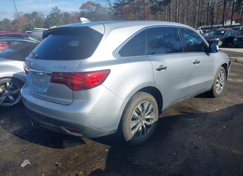 Photo 4 of 2015 Acura Mdx TECHNOLOGY PACKAGE (VIN 5FRYD3H44FB004867)
