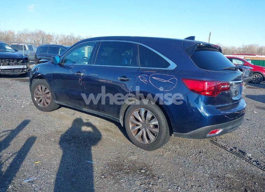 Photo 3 of 2016 Acura Mdx TECHNOLOGY ACURAWATCH PLUS PACKAGES/TECHNOLOGY PACKAGE (VIN 5FRYD3H44GB002263)