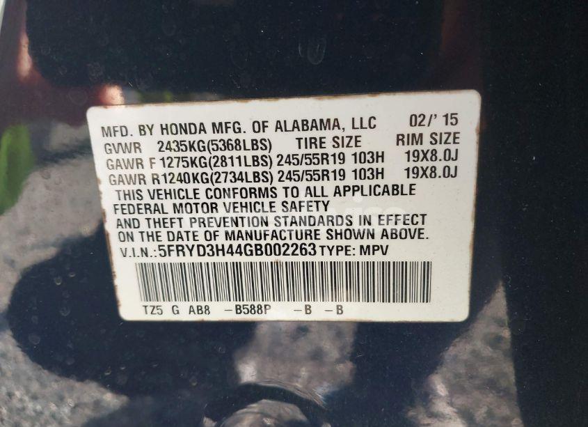 Photo 9 of 2016 Acura Mdx TECHNOLOGY ACURAWATCH PLUS PACKAGES/TECHNOLOGY PACKAGE (VIN 5FRYD3H44GB002263)