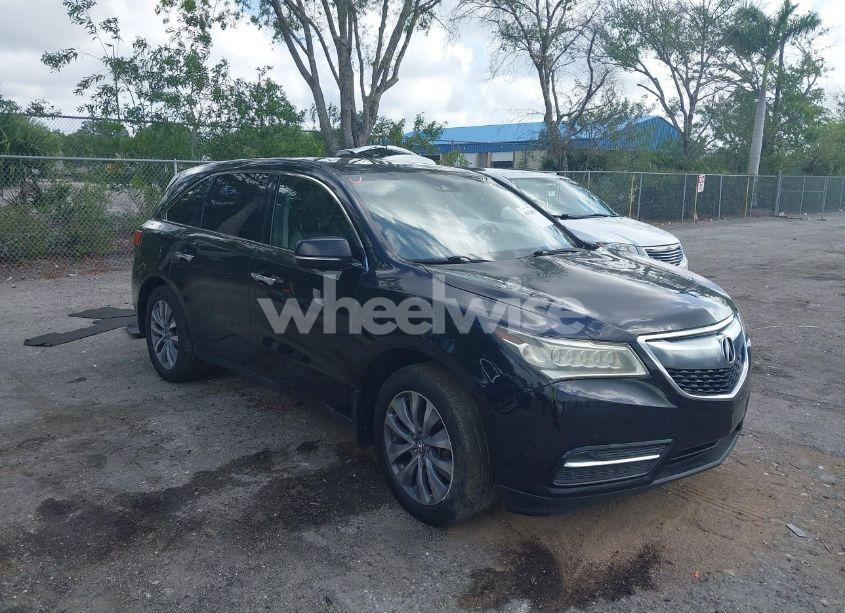 2016 Acura Mdx TECHNOLOGY ACURAWATCH PLUS PACKAGES/TECHNOLOGY PACKAGE (VIN 5FRYD3H44GB021119) main photo