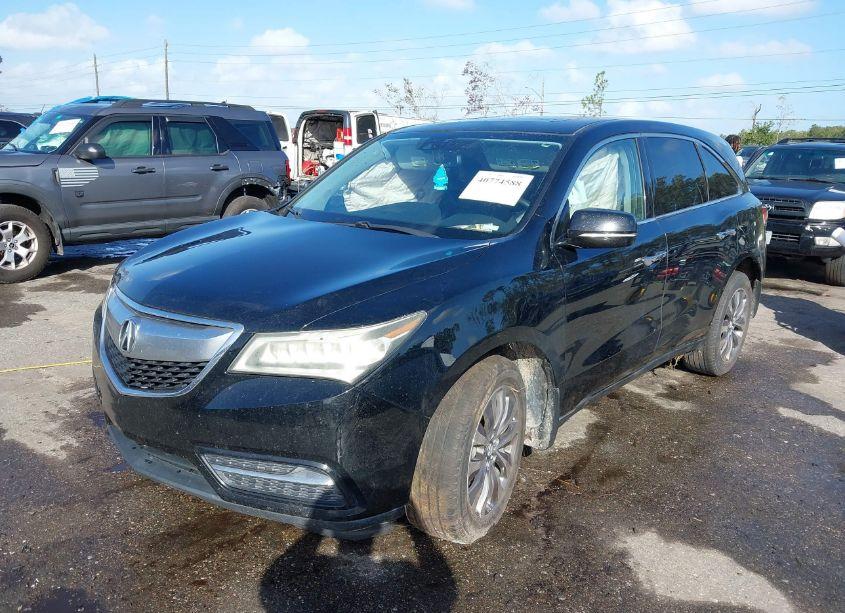 Photo 2 of 2014 Acura Mdx TECHNOLOGY PACKAGE (VIN 5FRYD3H45EB020493)