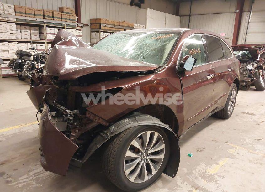 Photo 2 of 2014 Acura Mdx TECHNOLOGY PACKAGE (VIN 5FRYD3H45EB020851)