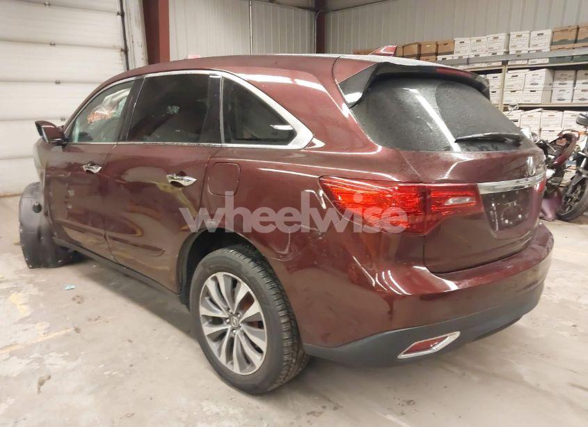 Photo 3 of 2014 Acura Mdx TECHNOLOGY PACKAGE (VIN 5FRYD3H45EB020851)