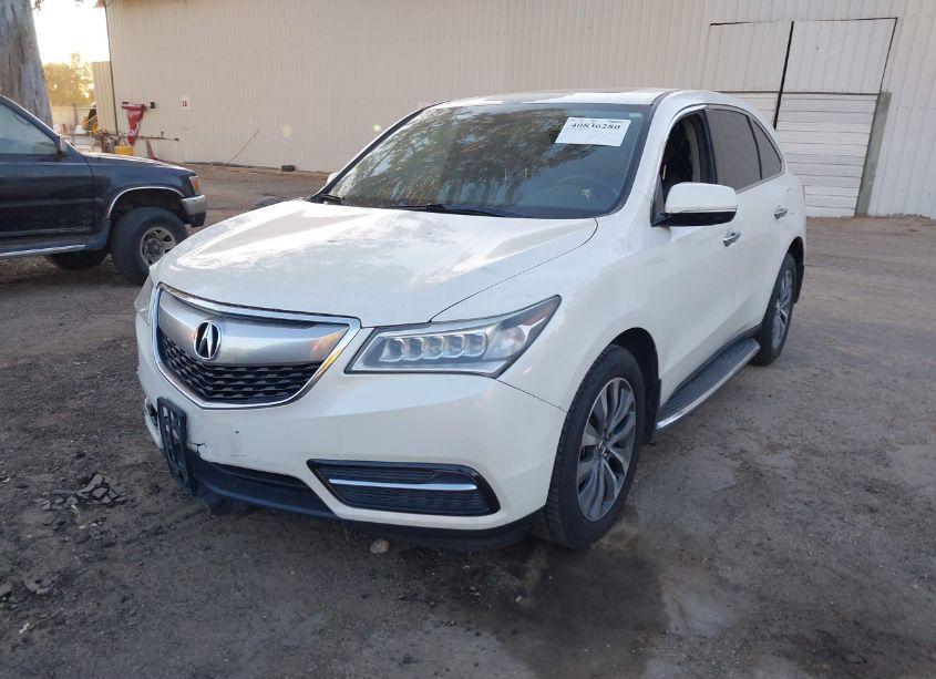Photo 2 of 2016 Acura Mdx TECHNOLOGY ACURAWATCH PLUS PACKAGES/TECHNOLOGY PACKAGE (VIN 5FRYD3H45GB007018)