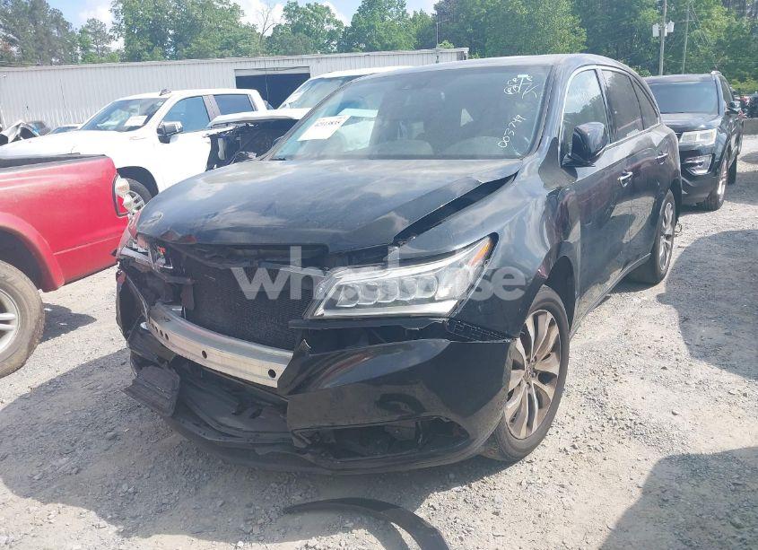 Photo 2 of 2014 Acura Mdx TECHNOLOGY PACKAGE (VIN 5FRYD3H46EB003749)