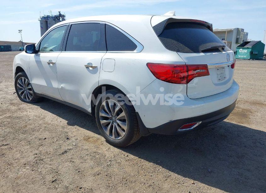 Photo 3 of 2016 Acura Mdx TECHNOLOGY ACURAWATCH PLUS PACKAGES/TECHNOLOGY PACKAGE (VIN 5FRYD3H46GB007383)