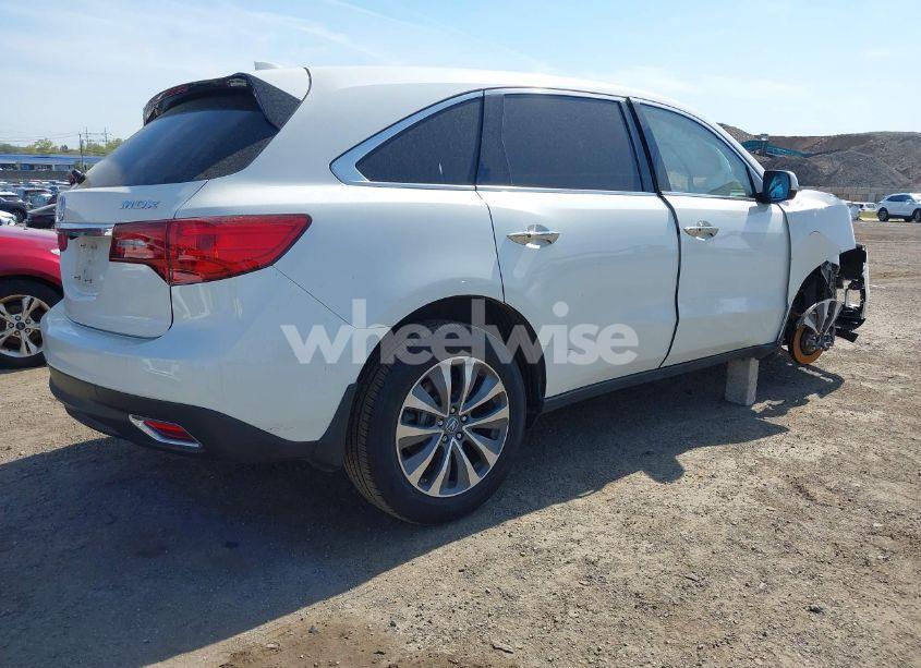 Photo 4 of 2016 Acura Mdx TECHNOLOGY ACURAWATCH PLUS PACKAGES/TECHNOLOGY PACKAGE (VIN 5FRYD3H46GB007383)