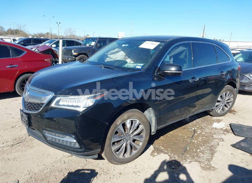 Photo 2 of 2014 Acura Mdx TECHNOLOGY PACKAGE (VIN 5FRYD3H47EB014095)