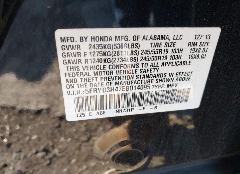 Photo 9 of 2014 Acura Mdx TECHNOLOGY PACKAGE (VIN 5FRYD3H47EB014095)