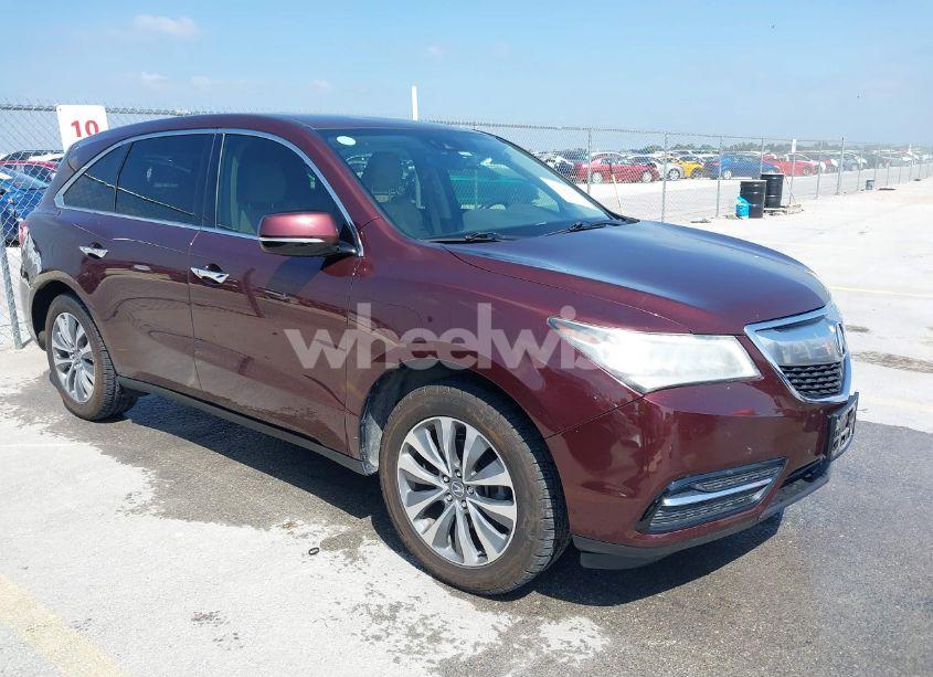 2016 Acura Mdx TECHNOLOGY ACURAWATCH PLUS PACKAGES/TECHNOLOGY PACKAGE (VIN 5FRYD3H47GB005173) main photo