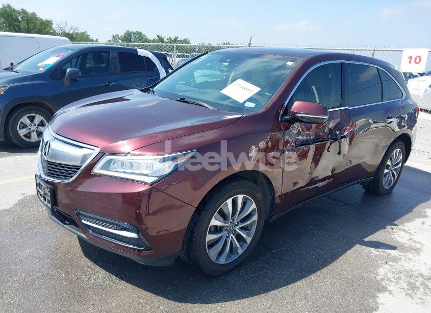 Photo 2 of 2016 Acura Mdx TECHNOLOGY ACURAWATCH PLUS PACKAGES/TECHNOLOGY PACKAGE (VIN 5FRYD3H47GB005173)