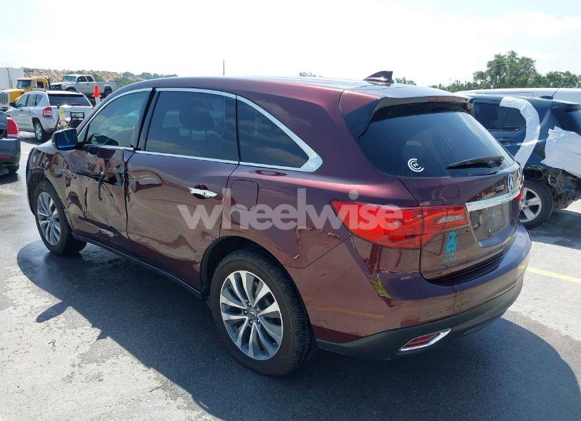 Photo 3 of 2016 Acura Mdx TECHNOLOGY ACURAWATCH PLUS PACKAGES/TECHNOLOGY PACKAGE (VIN 5FRYD3H47GB005173)