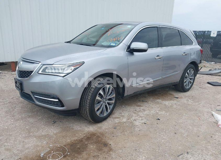 Photo 2 of 2016 Acura Mdx TECHNOLOGY ACURAWATCH PLUS PACKAGES/TECHNOLOGY PACKAGE (VIN 5FRYD3H47GB015914)