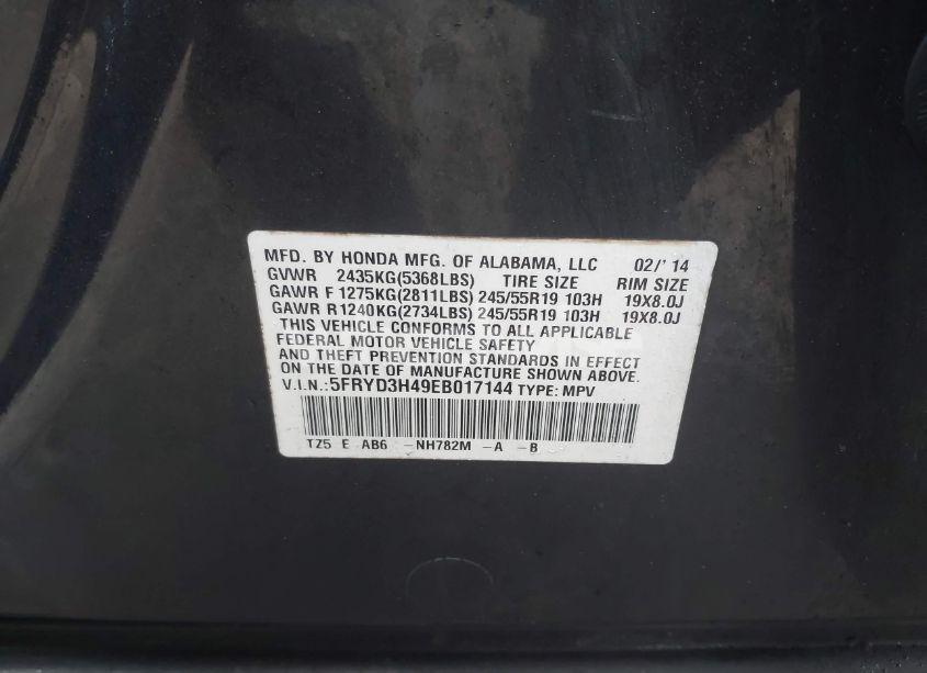Photo 9 of 2014 Acura Mdx TECHNOLOGY PACKAGE (VIN 5FRYD3H49EB017144)