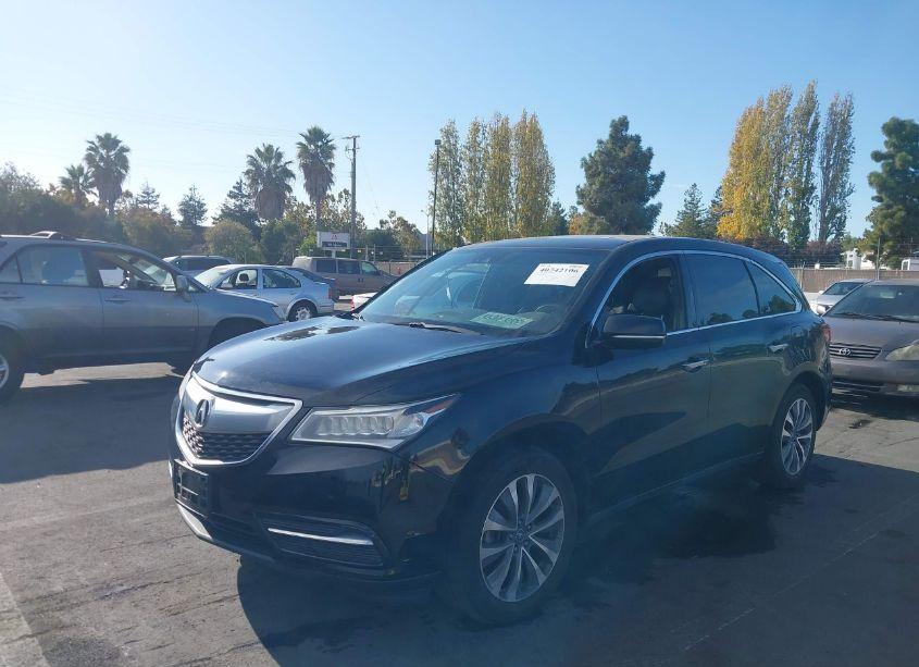 Photo 2 of 2016 Acura Mdx TECHNOLOGY ACURAWATCH PLUS PACKAGES/TECHNOLOGY PACKAGE (VIN 5FRYD3H49GB008883)