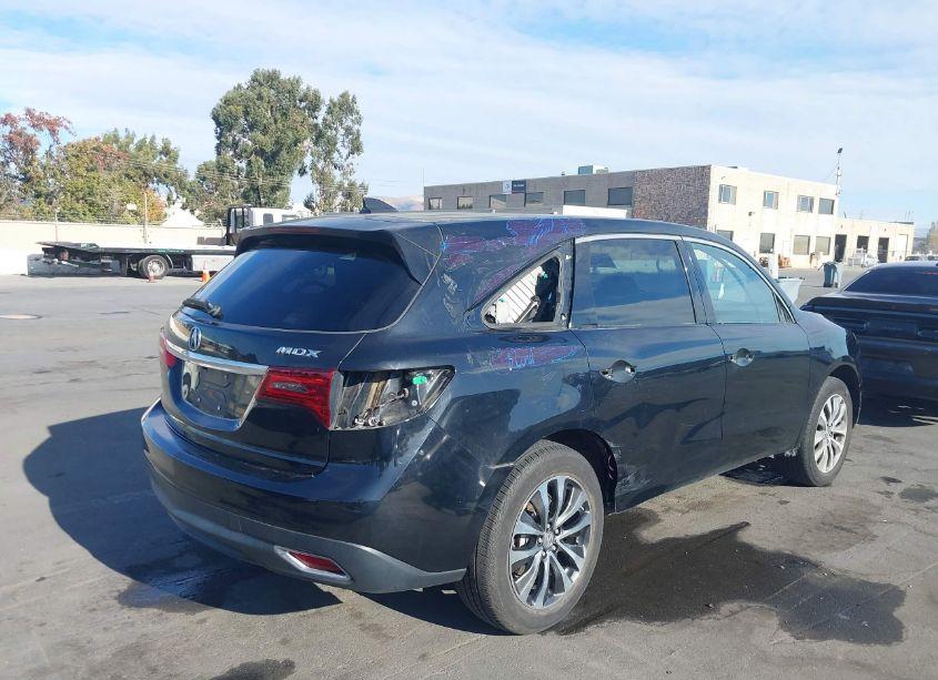 Photo 4 of 2016 Acura Mdx TECHNOLOGY ACURAWATCH PLUS PACKAGES/TECHNOLOGY PACKAGE (VIN 5FRYD3H49GB008883)