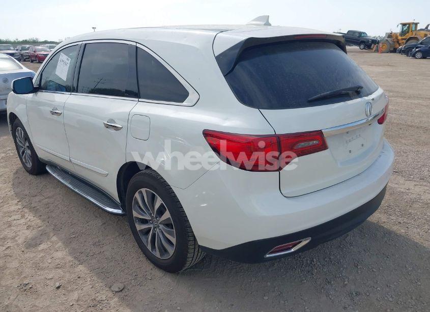 Photo 3 of 2015 Acura Mdx TECHNOLOGY PACKAGE (VIN 5FRYD3H4XFB005490)