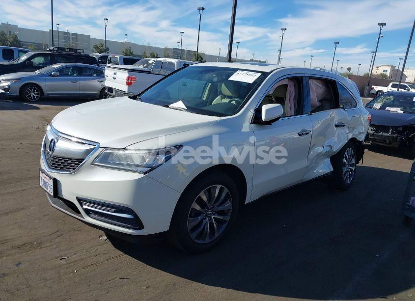 Photo 2 of 2015 Acura Mdx TECHNOLOGY PACKAGE (VIN 5FRYD3H4XFB009068)