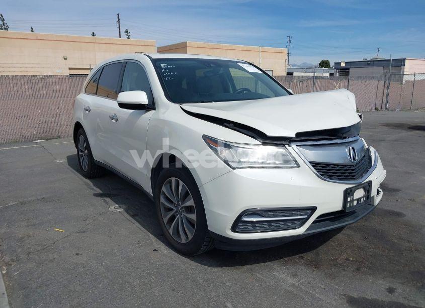 2016 Acura Mdx TECHNOLOGY ACURAWATCH PLUS PACKAGES/TECHNOLOGY PACKAGE (VIN 5FRYD3H4XGB009265) main photo