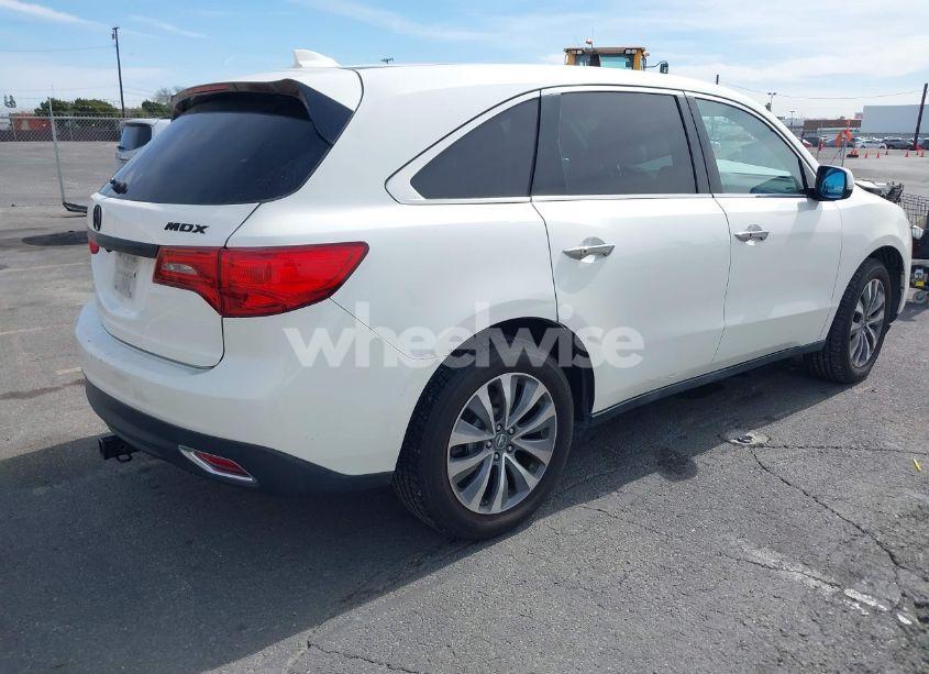 Photo 4 of 2016 Acura Mdx TECHNOLOGY ACURAWATCH PLUS PACKAGES/TECHNOLOGY PACKAGE (VIN 5FRYD3H4XGB009265)