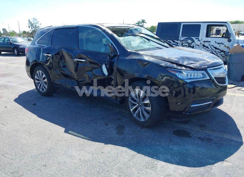 2016 Acura Mdx TECHNOLOGY ACURAWATCH PLUS PACKAGES/TECHNOLOGY PACKAGE (VIN 5FRYD3H4XGB011596) main photo