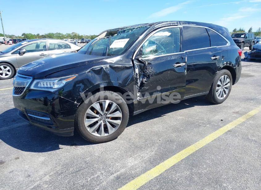 Photo 2 of 2016 Acura Mdx TECHNOLOGY ACURAWATCH PLUS PACKAGES/TECHNOLOGY PACKAGE (VIN 5FRYD3H4XGB011596)