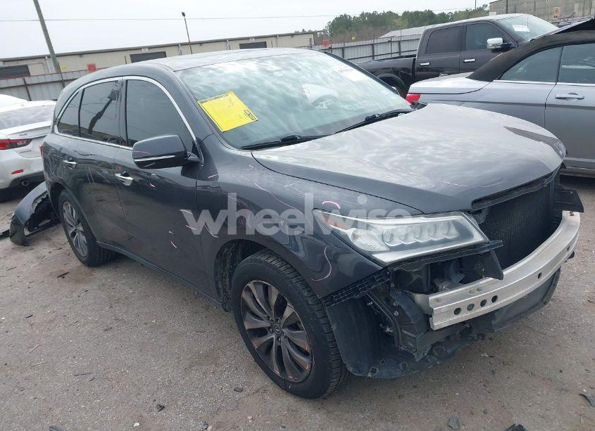 2016 Acura Mdx TECHNOLOGY ACURAWATCH PLUS PACKAGES/TECHNOLOGY PACKAGE (VIN 5FRYD3H4XGB014501) main photo