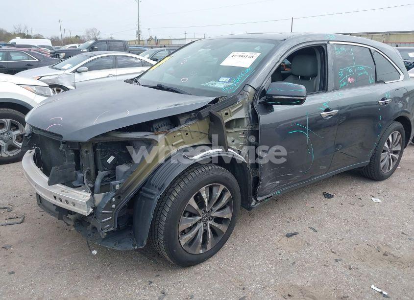 Photo 2 of 2016 Acura Mdx TECHNOLOGY ACURAWATCH PLUS PACKAGES/TECHNOLOGY PACKAGE (VIN 5FRYD3H4XGB014501)