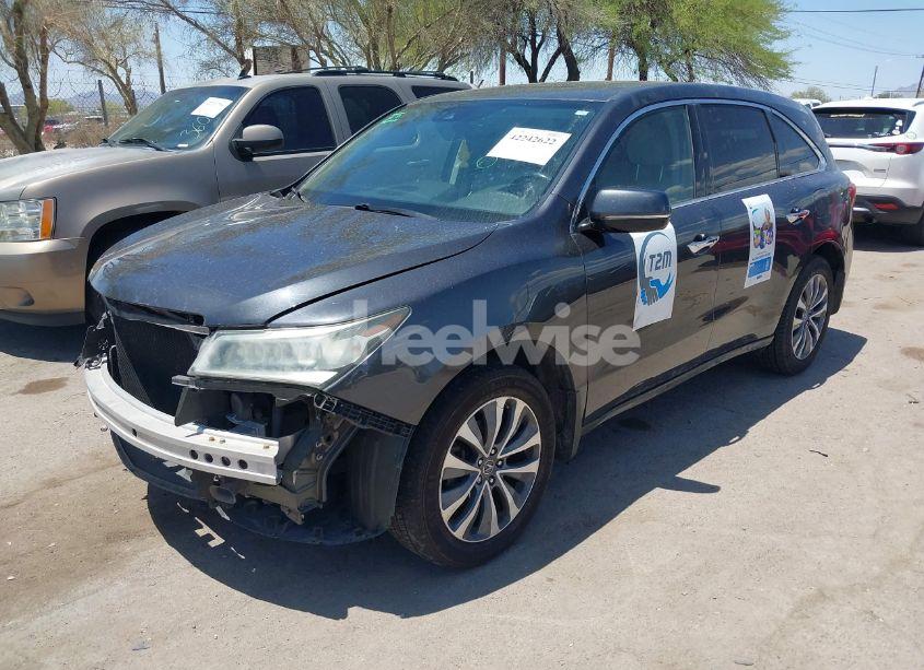 Photo 2 of 2016 Acura Mdx TECHNOLOGY ACURAWATCH PLUS PACKAGES/TECHNOLOGY PACKAGE (VIN 5FRYD3H4XGB017463)