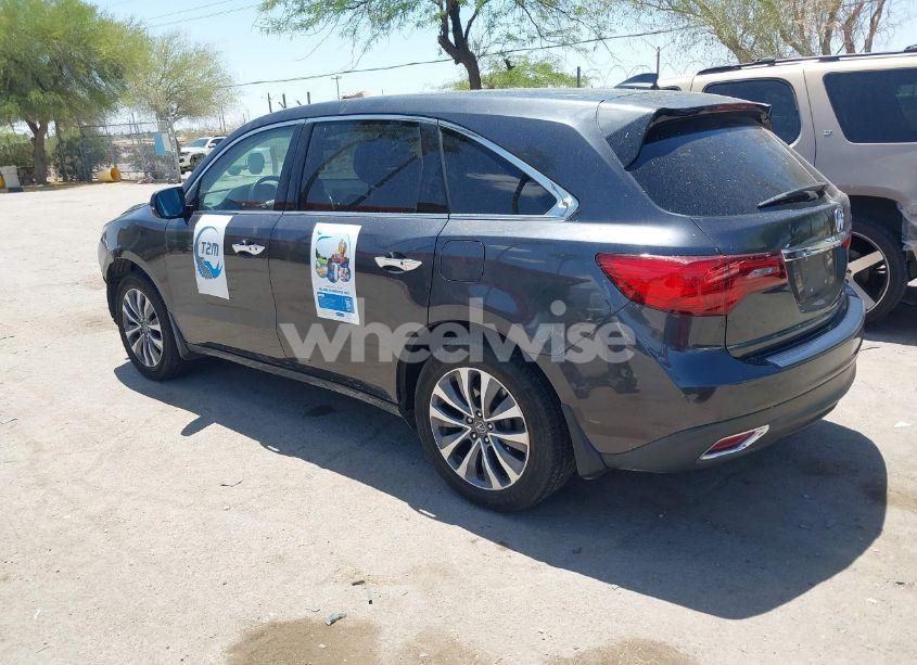 Photo 3 of 2016 Acura Mdx TECHNOLOGY ACURAWATCH PLUS PACKAGES/TECHNOLOGY PACKAGE (VIN 5FRYD3H4XGB017463)