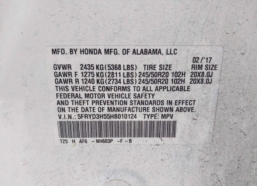 Photo 9 of 2017 Acura Mdx (VIN 5FRYD3H55HB010124)