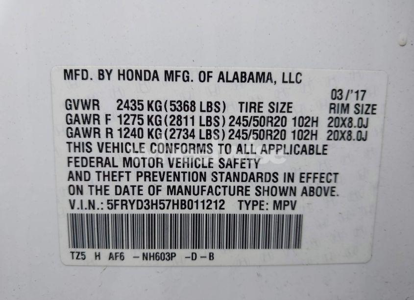 Photo 9 of 2017 Acura Mdx TECHNOLOGY PACKAGE (VIN 5FRYD3H57HB011212)