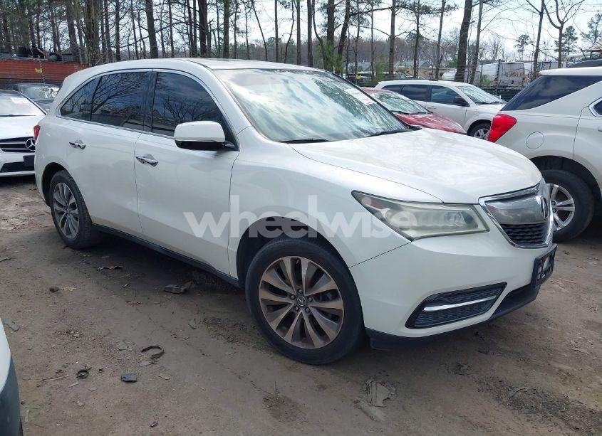 2014 Acura Mdx TECHNOLOGY PKG W/ENTERTAINMENT PKG (VIN 5FRYD3H66EB003655) main photo