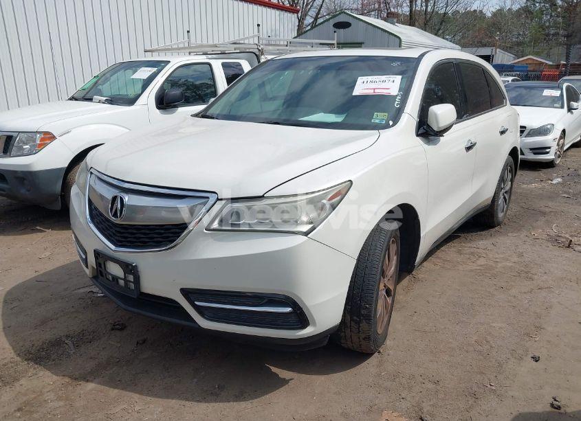 Photo 2 of 2014 Acura Mdx TECHNOLOGY PKG W/ENTERTAINMENT PKG (VIN 5FRYD3H66EB003655)