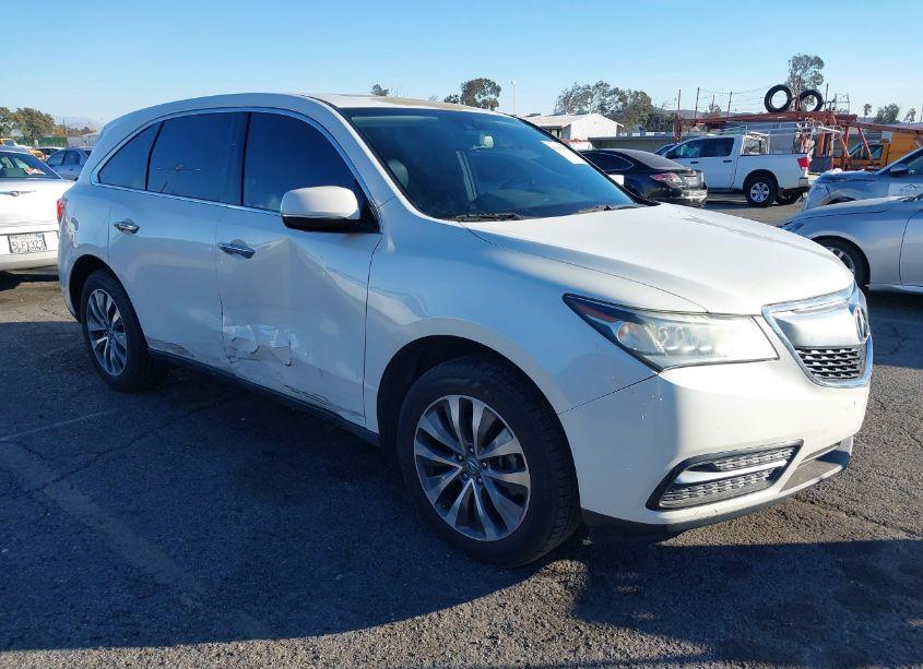 2014 Acura Mdx TECHNOLOGY PKG W/ENTERTAINMENT PKG (VIN 5FRYD3H68EB010963) main photo