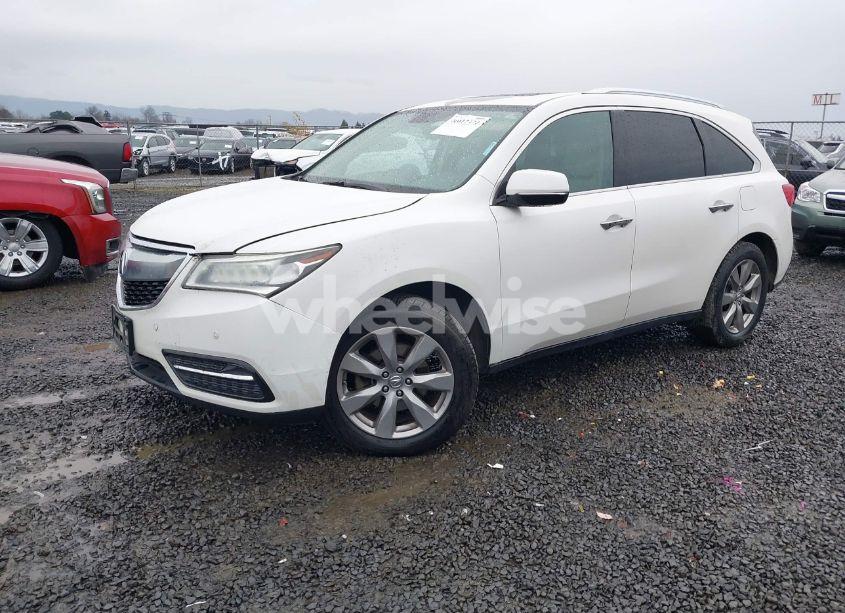 Photo 2 of 2014 Acura Mdx ADVANCE PKG W/ENTERTAINMENT PKG (VIN 5FRYD3H86EB010378)