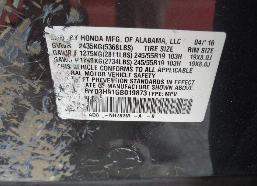 Photo 9 of 2016 Acura Mdx ADVANCE ENTERTAINMENT PACKAGES/ADVANCE PACKAGE (VIN 5FRYD3H91GB019873)