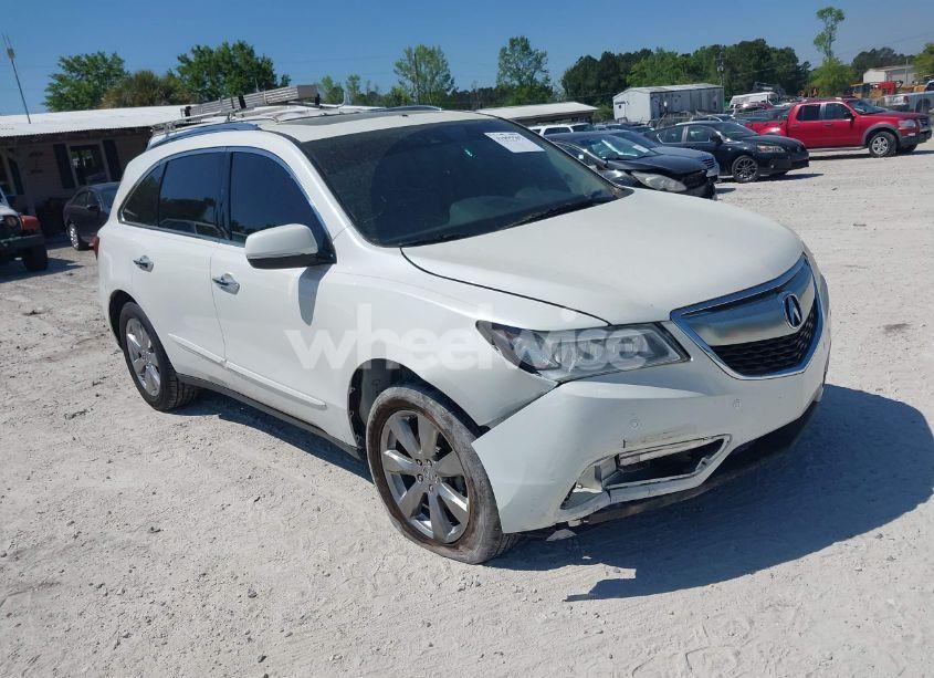 2016 Acura Mdx ADVANCE ENTERTAINMENT PACKAGES/ADVANCE PACKAGE (VIN 5FRYD3H93GB005313) main photo