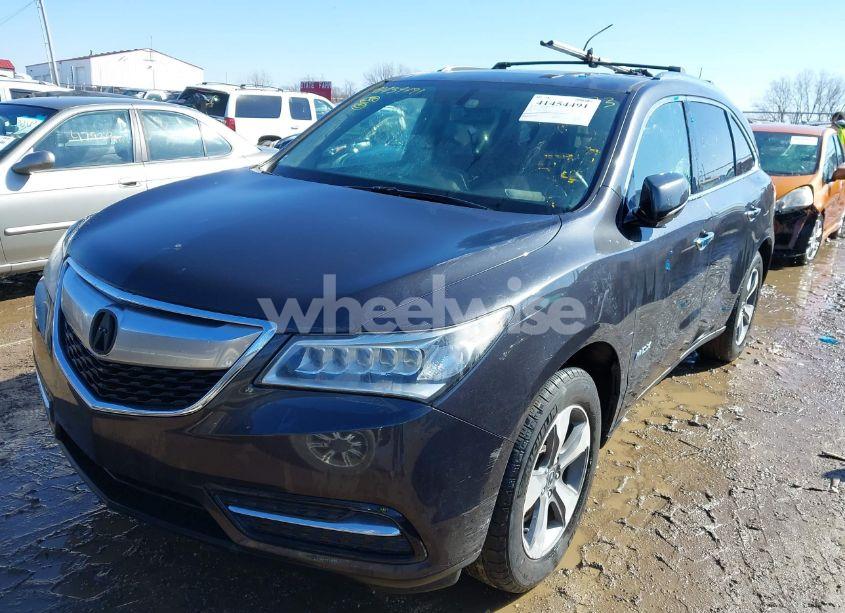 Photo 2 of 2014 Acura Mdx (VIN 5FRYD4H20EB010314)