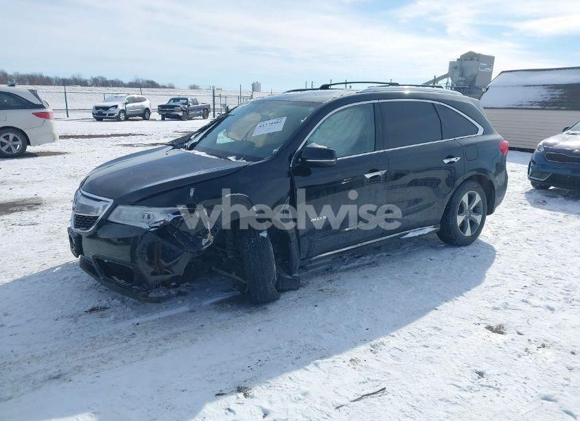 Photo 2 of 2014 Acura Mdx (VIN 5FRYD4H20EB018414)