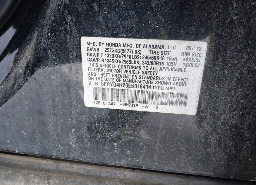 Photo 9 of 2014 Acura Mdx (VIN 5FRYD4H20EB018414)