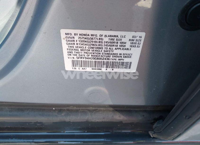 Photo 9 of 2016 Acura Mdx ACURAWATCH PLUS PACKAGE (VIN 5FRYD4H20GB052436)