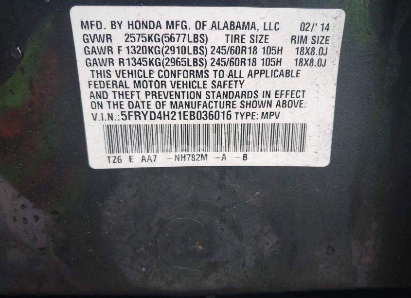 Photo 9 of 2014 Acura Mdx (VIN 5FRYD4H21EB036016)