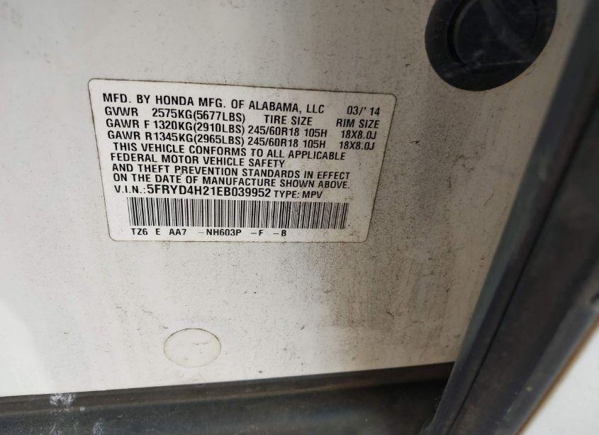 Photo 9 of 2014 Acura Mdx (VIN 5FRYD4H21EB039952)